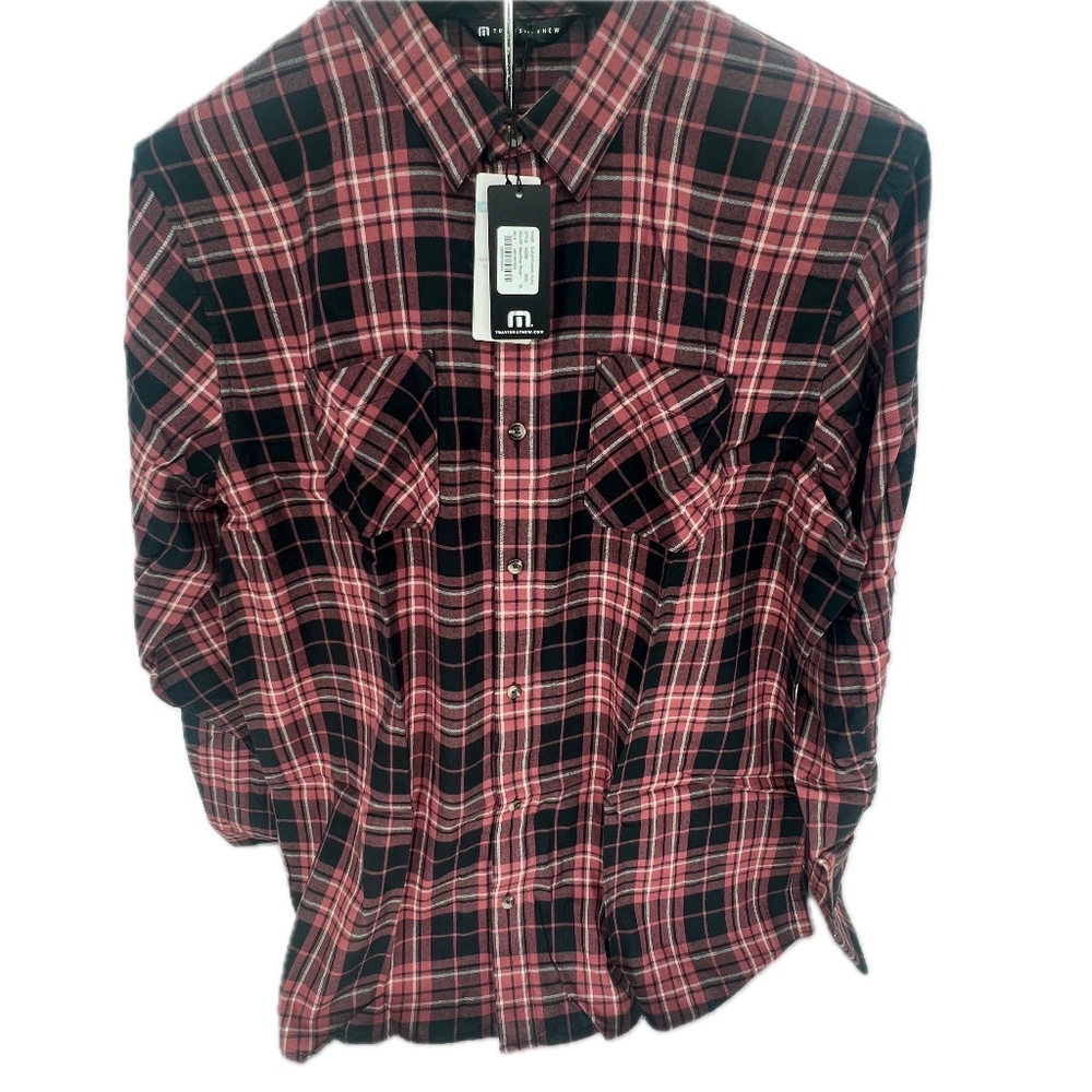 Travis Mathew Cloud Flannel Plaid